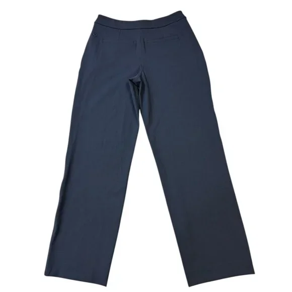 Lululemon Luxtreme Mid-Rise Straight-Leg Trouser True Navy Women Sz M - Picture 4 of 12